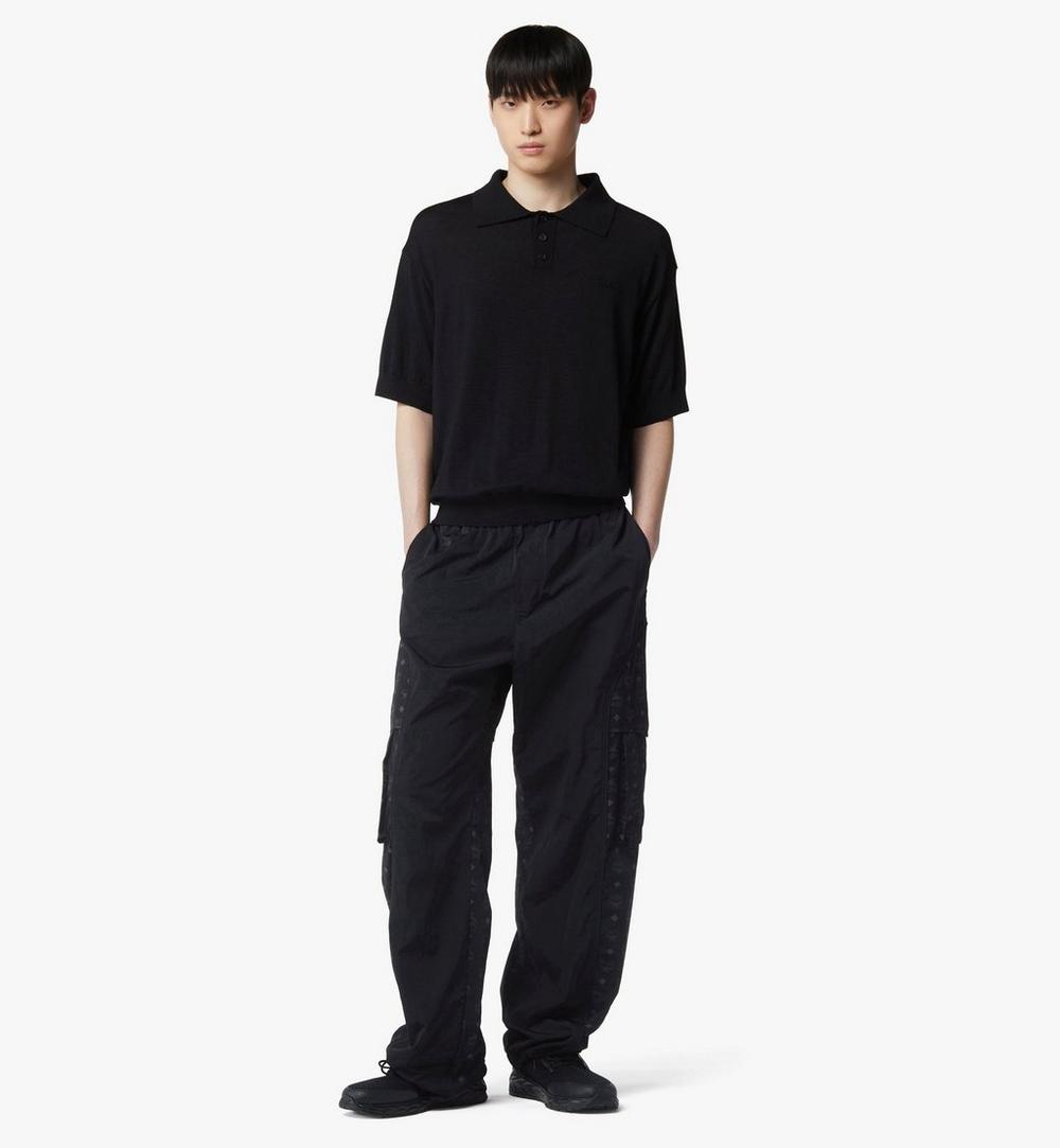 MHTGAMM05BK00S-MCM x We The Best Logo Embroidery Polo|Black