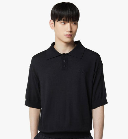 MHTGAMM05BK2XL-MCM x We The Best Logo Embroidery Polo|Black
