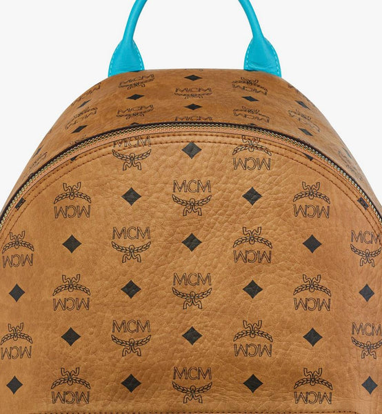 MCM x We The Best Stark Backpack in Visetos image 5
