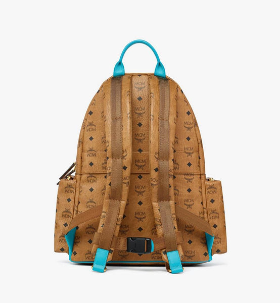 MCM x We The Best Stark Backpack in Visetos image 4