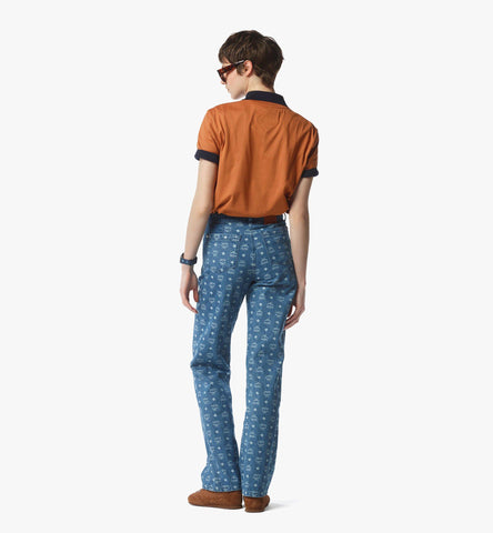 Laurel Logo Print T-Shirt in Organic Cotton