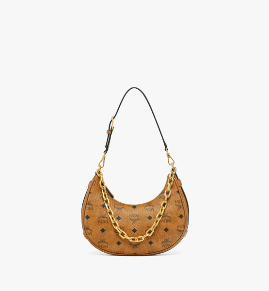 Aren Crescent Hobo Bag in Visetos image 1