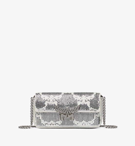 Himmel Shoulder Bag in Sequin Monogram Leather image 1