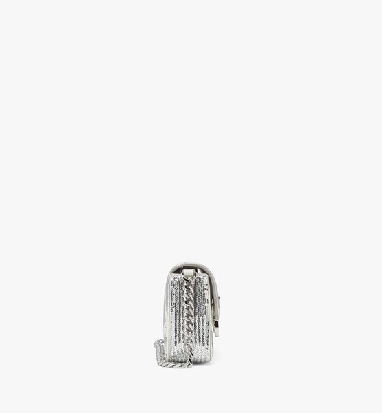 Himmel Shoulder Bag in Sequin Monogram Leather image 3