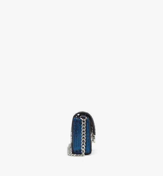 Himmel Shoulder Bag in Sequin Monogram Leather image 3