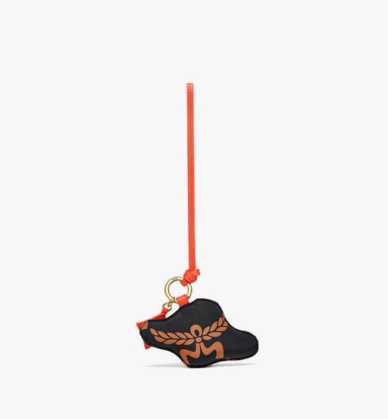 Aren Planet Charm In Monogram Recycled Nylon image 2