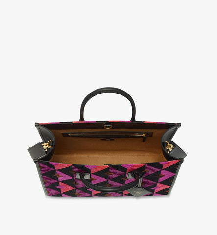 MWTGABO01MT001-München Tote in Diamond Jacquard|Multi
