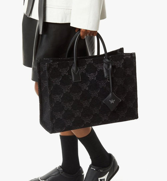 München Tote in Lauretos Lurex Jacquard image 8