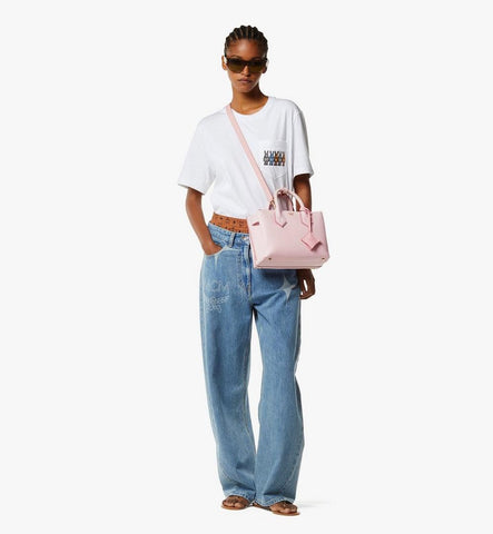 MWTGSMA02QA001-Milla Tote in Spanish Embossed Leather|LOTUS