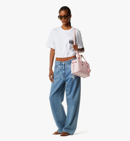MWTGSMA02QA001-Milla Tote in Spanish Embossed Leather|LOTUS