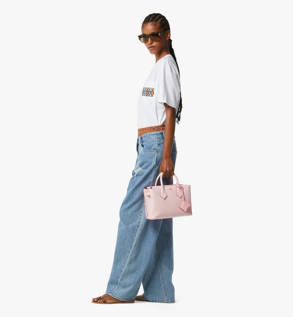 MWTGSMA02QA001-Milla Tote in Spanish Embossed Leather|LOTUS