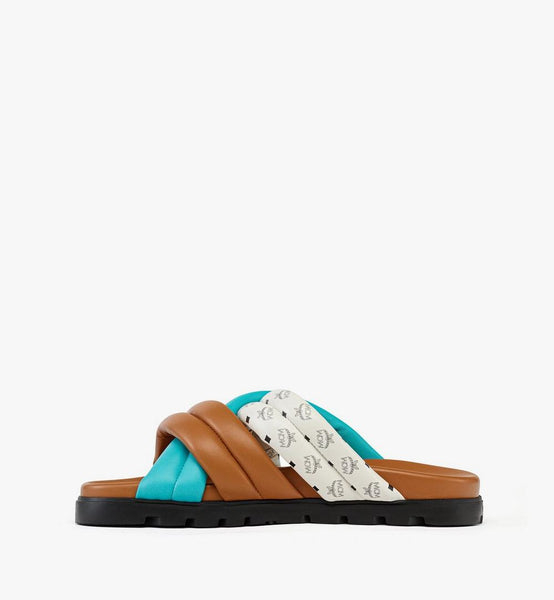 Monogram Cross Sandals in Lambskin image 2