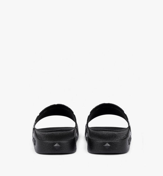 Monogram Print Rubber Slides image 3