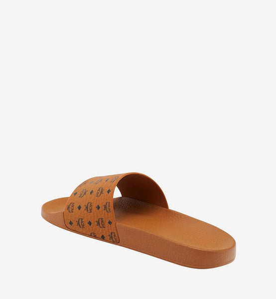 Monogram Print Rubber Slides image 3