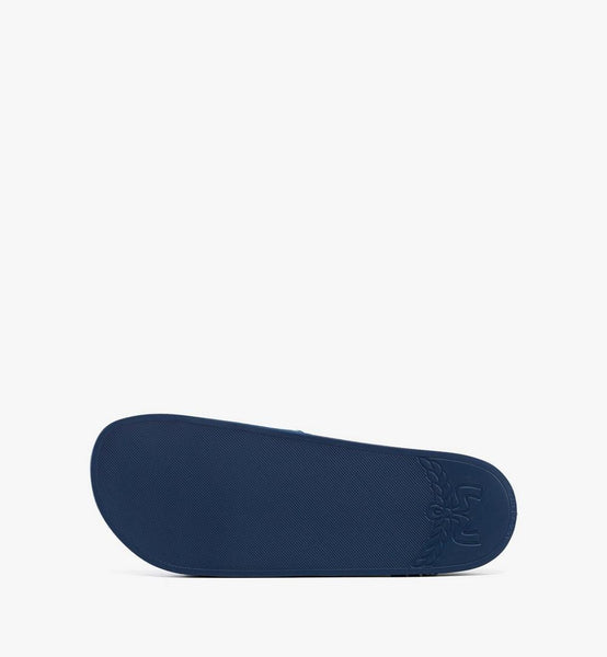 Monogram Print Rubber Slides image 4