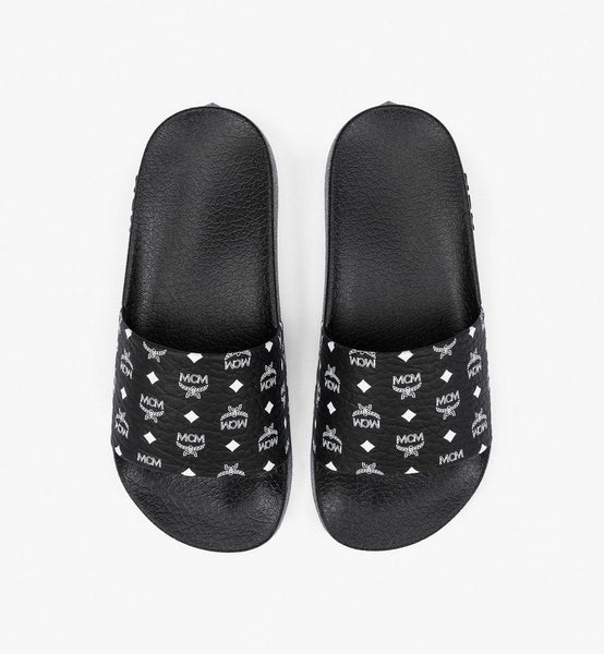 Monogram Print Rubber Slides image 5