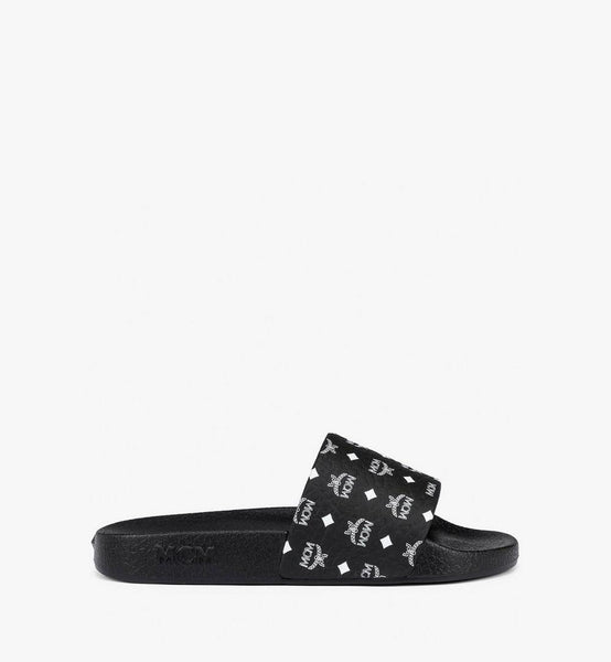 Monogram Print Rubber Slides image 2