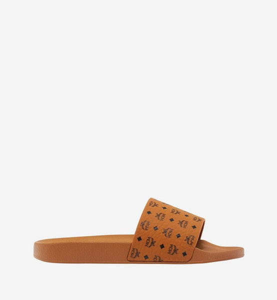 Monogram Print Rubber Slides image 2