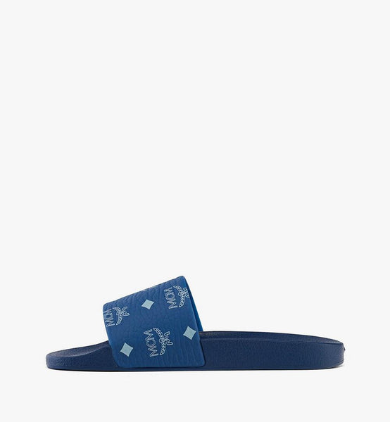 Monogram Print Rubber Slides image 2