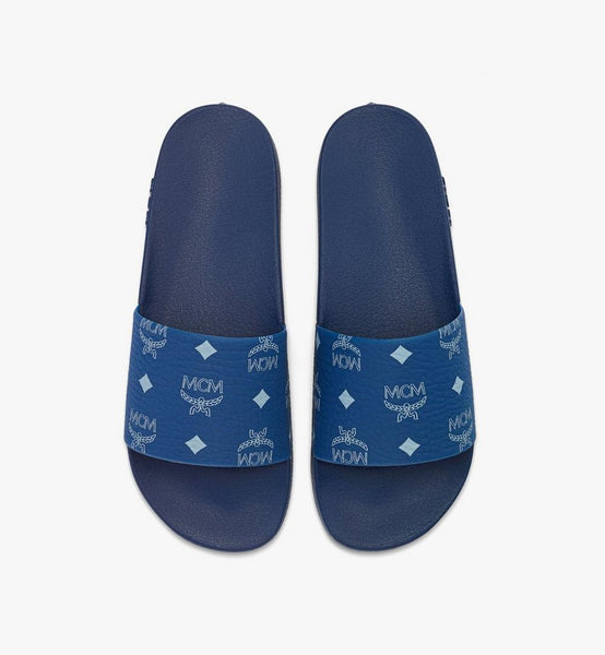 Monogram Print Rubber Slides image 5