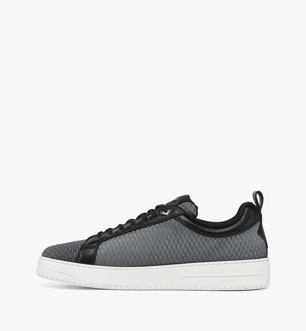MEXFSAJ02EG041-Neo Terrain Sneakers in Gradation Mesh and Calfskin|Grey