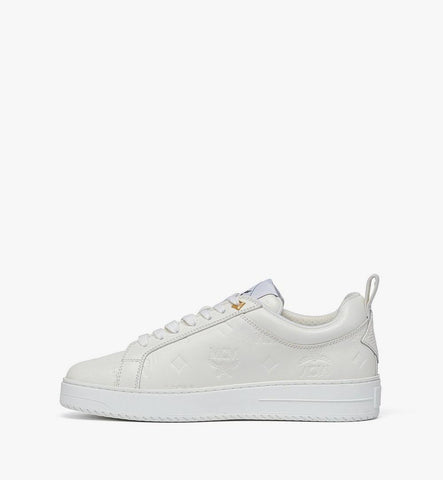 MESEAAJ02WG036-Neo Terrain Sneakers in Monogram Leather|Egret