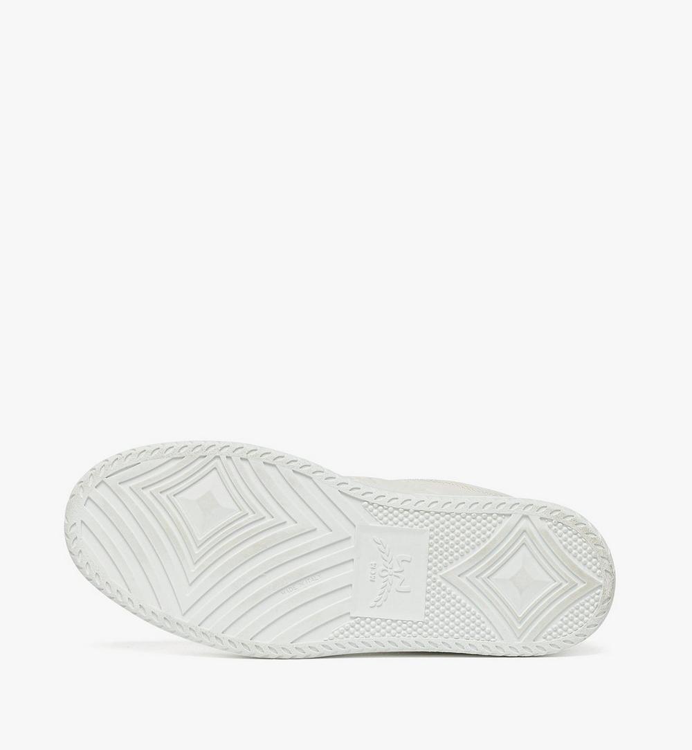 MESEAAJ02WG038-Neo Terrain Sneakers in Monogram Leather|Egret