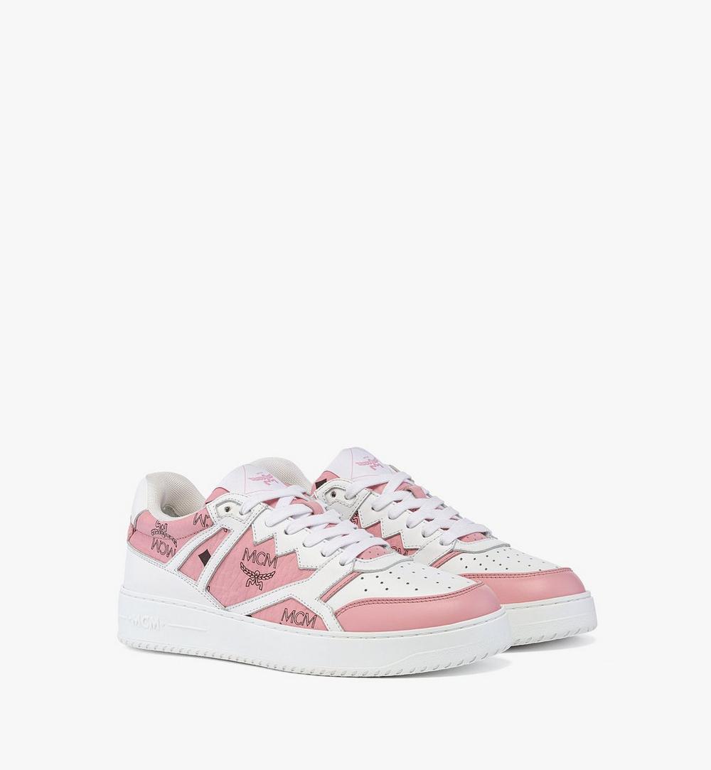 MESESAJ03PZ035-Neo Terrain Sneakers in Visetos Leather Mix|Soft Pink