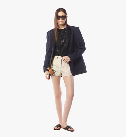 MFJFSMM02VC042-Neoprene Jacket|Navy Blazer