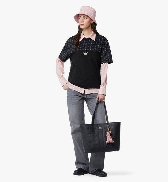 New Liz Shopper in Embossed Monogram Leather image 1