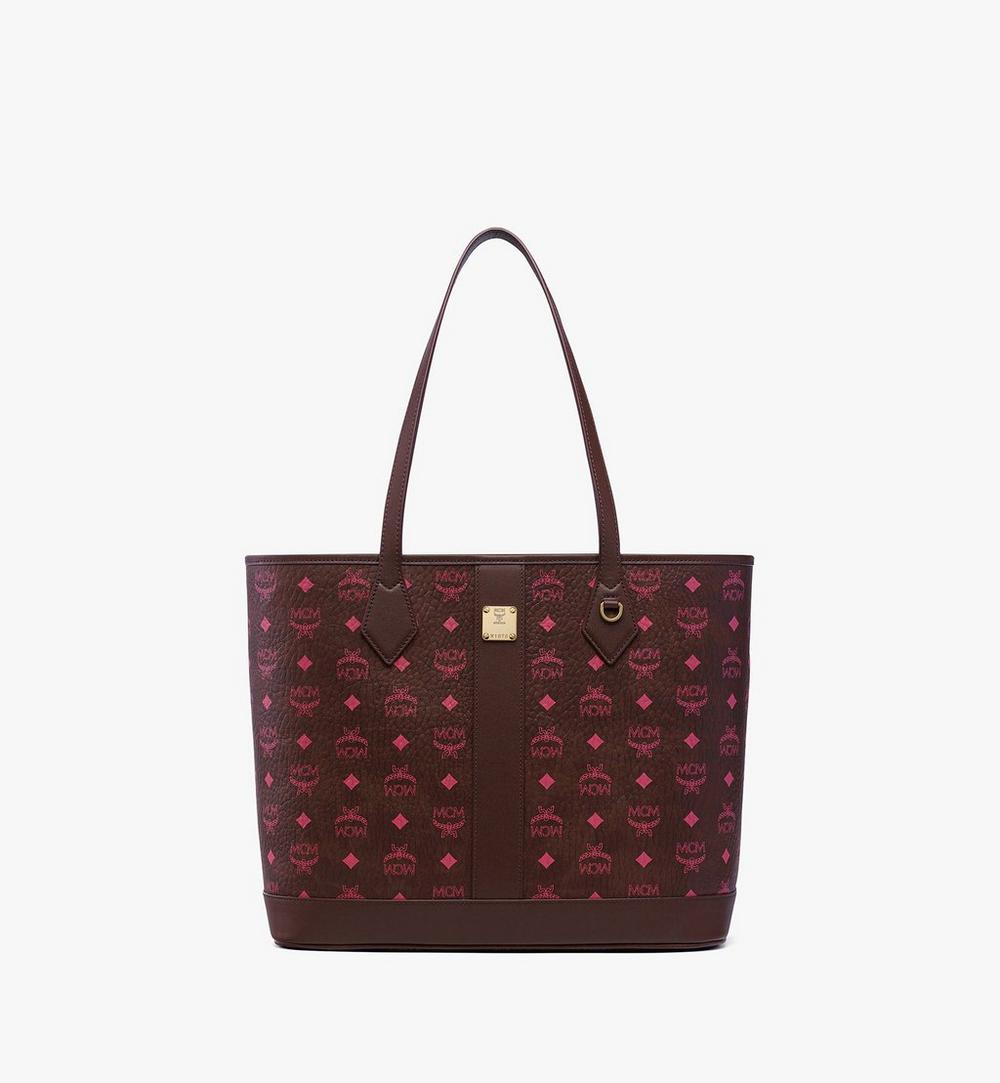 MWPGSLR024B001-New Liz Shopper in Visetos|Cinnamon