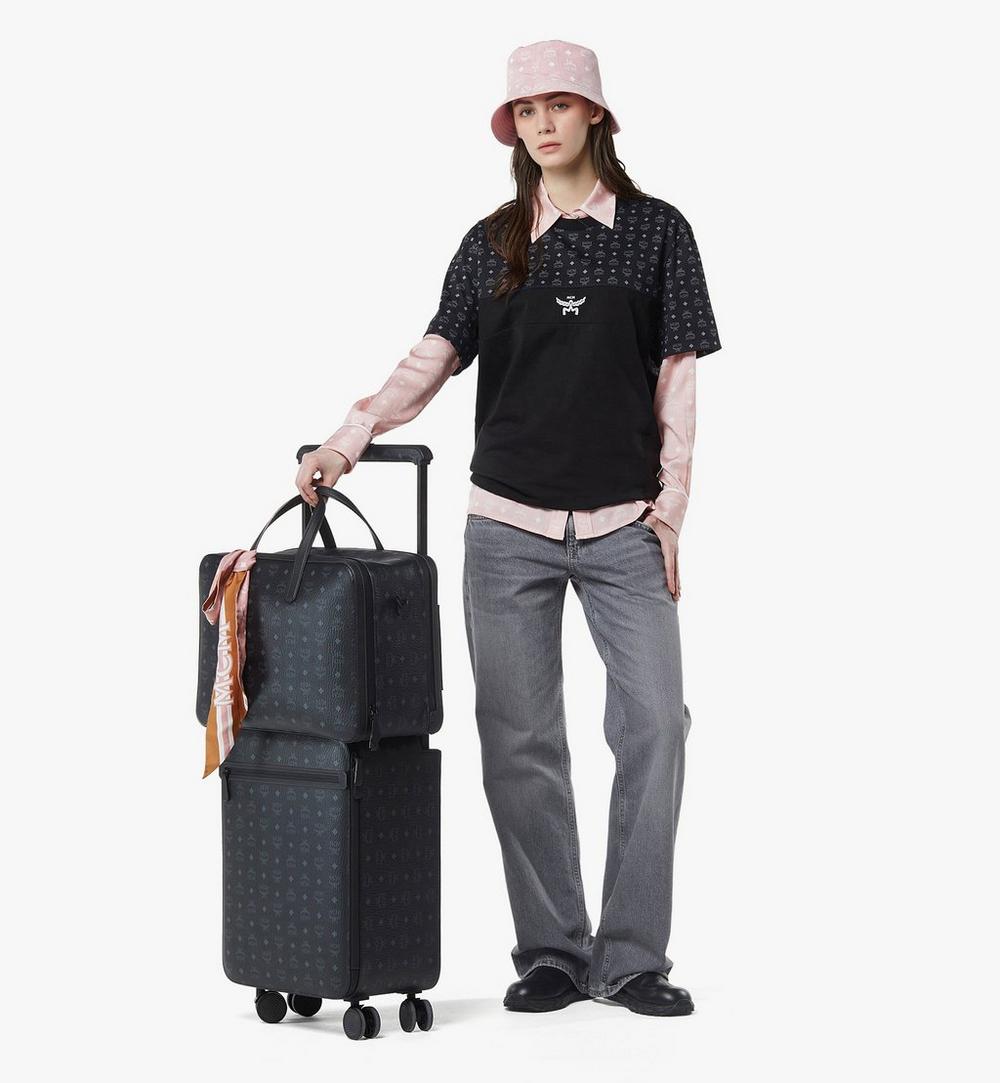 MMVGSTT03BK001-Ottomar Garment Bag in Visetos|Black