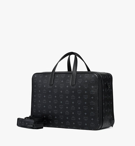 MMVGSTT03BK001-Ottomar Garment Bag in Visetos|Black