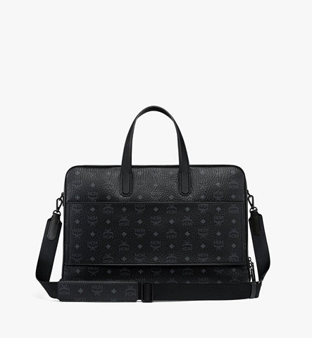MMVGSTT03BK001-Ottomar Garment Bag in Visetos|Black