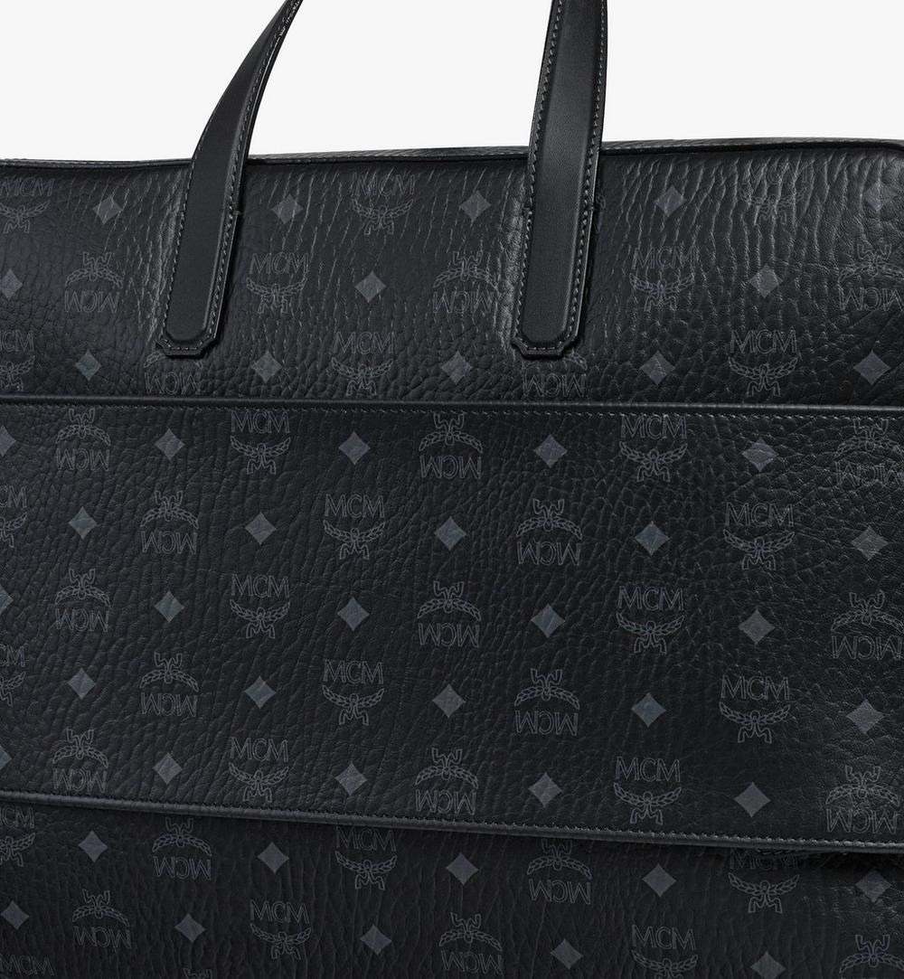 MMVGSTT03BK001-Ottomar Garment Bag in Visetos|Black
