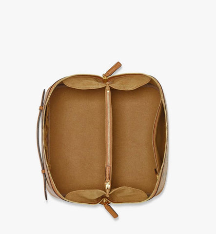 MXZESTT06CO001-Ottomar Toiletry Bag in Visetos|COGNAC