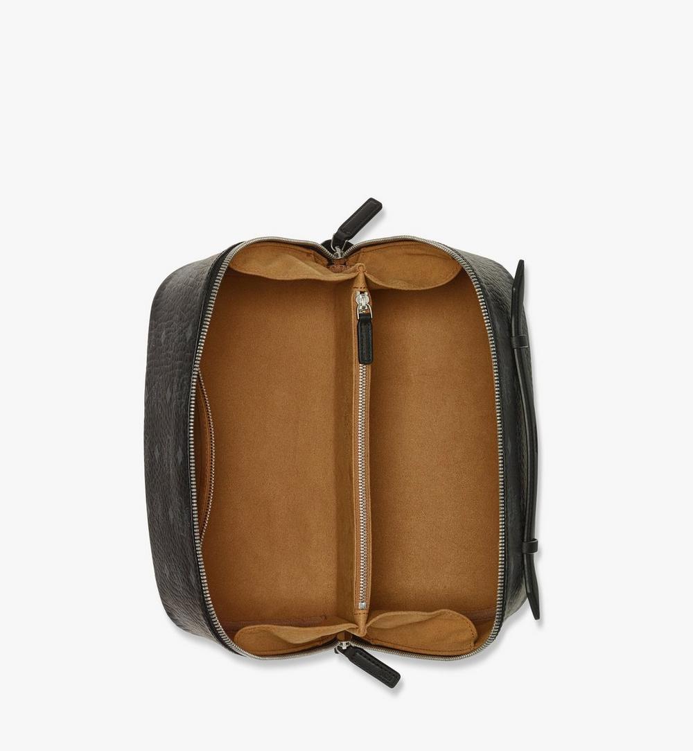 MXZESTT06BK001-Ottomar Toiletry Bag in Visetos|BLACK