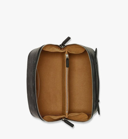 MXZESTT06BK001-Ottomar Toiletry Bag in Visetos|BLACK