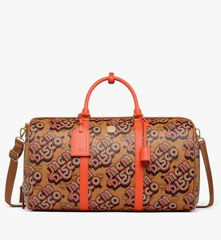 MMVGATT03CO001-Ottomar Weekender Bag in Disco Visetos|Cognac