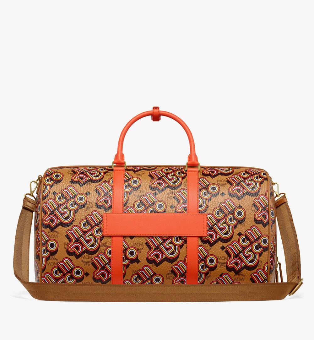 MMVGATT03CO001-Ottomar Weekender Bag in Disco Visetos|Cognac