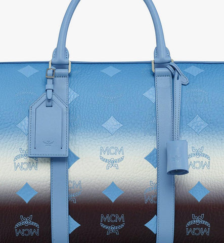 MMVGSTT02L8001-Ottomar Weekender Bag in Gradation Visetos|DELLA ROBBIA BLUE
