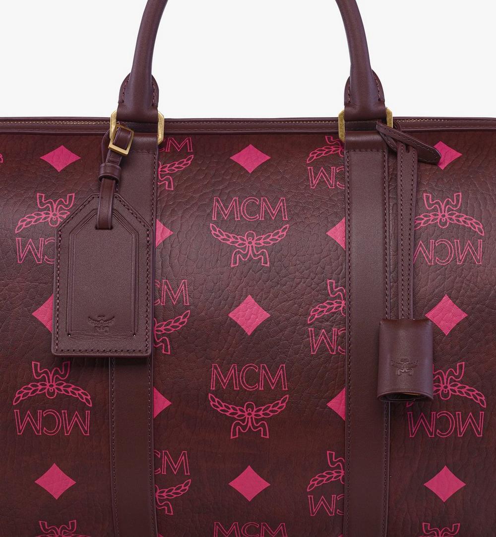 MMVGATT024B001-Ottomar Weekender Bag in Maxi Visetos|Cinnamon