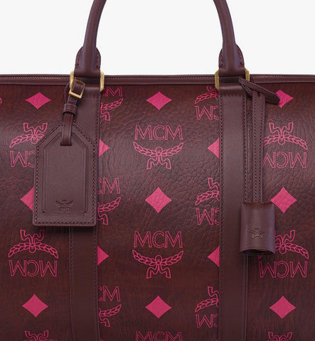 MMVGATT024B001-Ottomar Weekender Bag in Maxi Visetos|Cinnamon