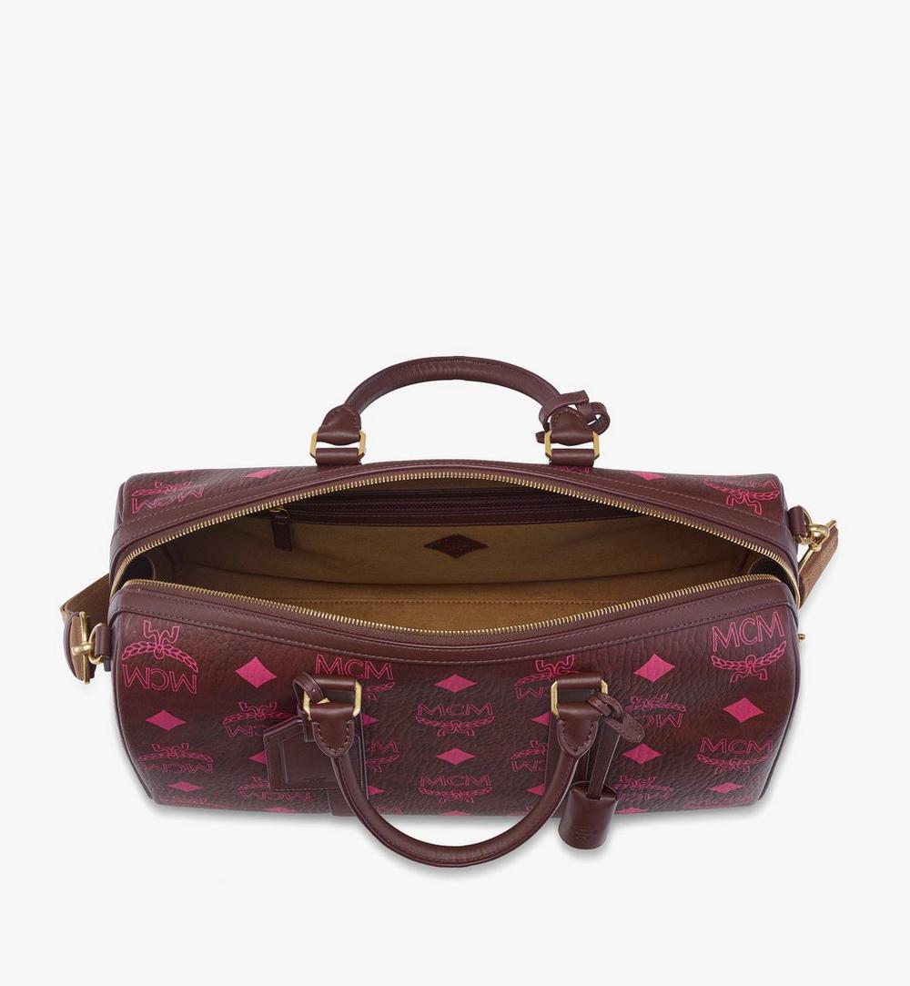 MMVGATT024B001-Ottomar Weekender Bag in Maxi Visetos|Cinnamon