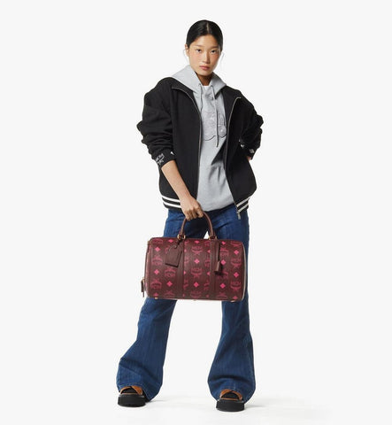 MMVGATT024B001-Ottomar Weekender Bag in Maxi Visetos|Cinnamon