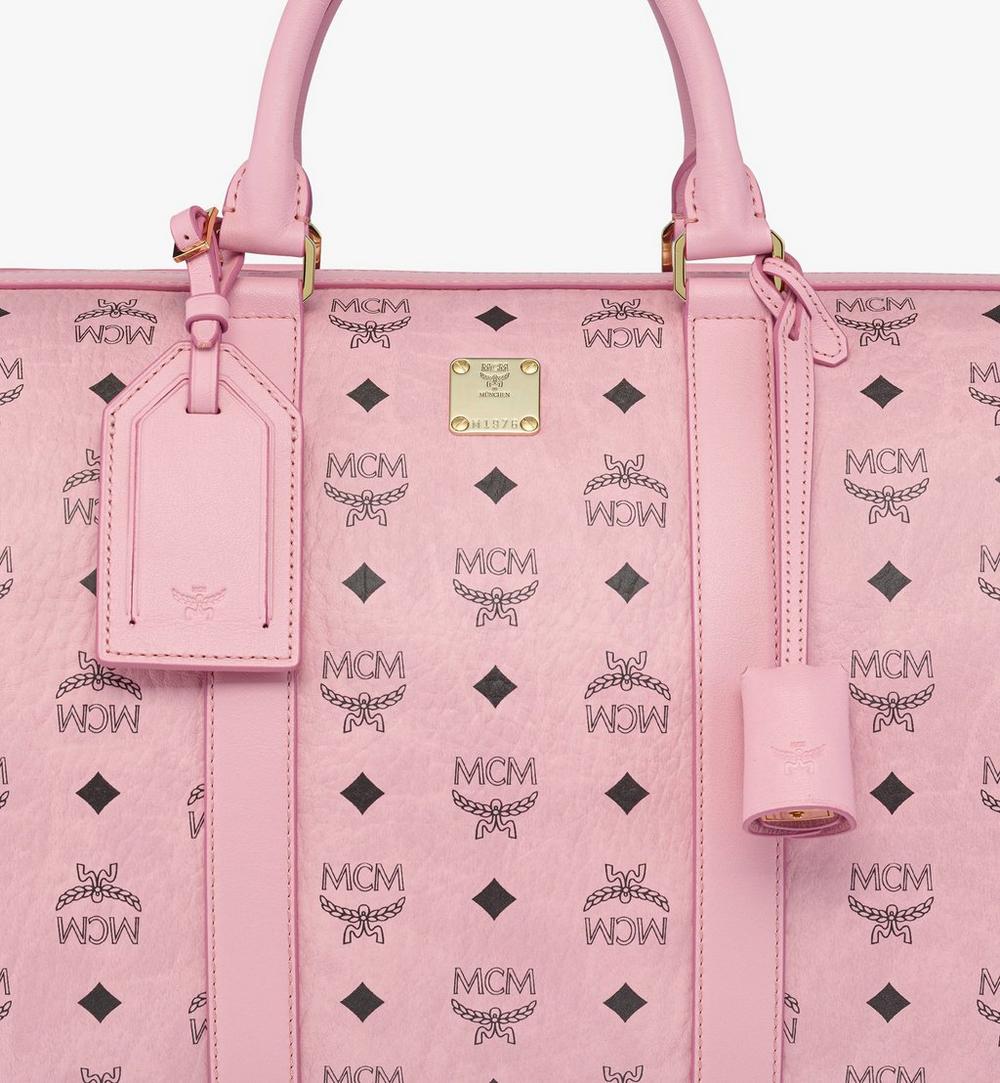 MMVGATT01PZ001-Ottomar Weekender Bag in Visetos|Soft Pink