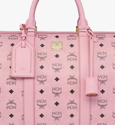 MMVGATT01PZ001-Ottomar Weekender Bag in Visetos|Soft Pink