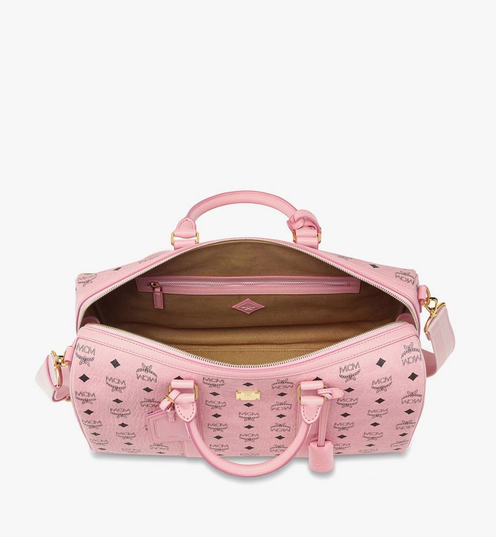MMVGATT01PZ001-Ottomar Weekender Bag in Visetos|Soft Pink