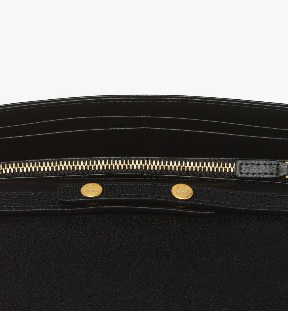 MYLGATA03BK001-Pina Crossbody Wallet in Studded Calfskin|Black