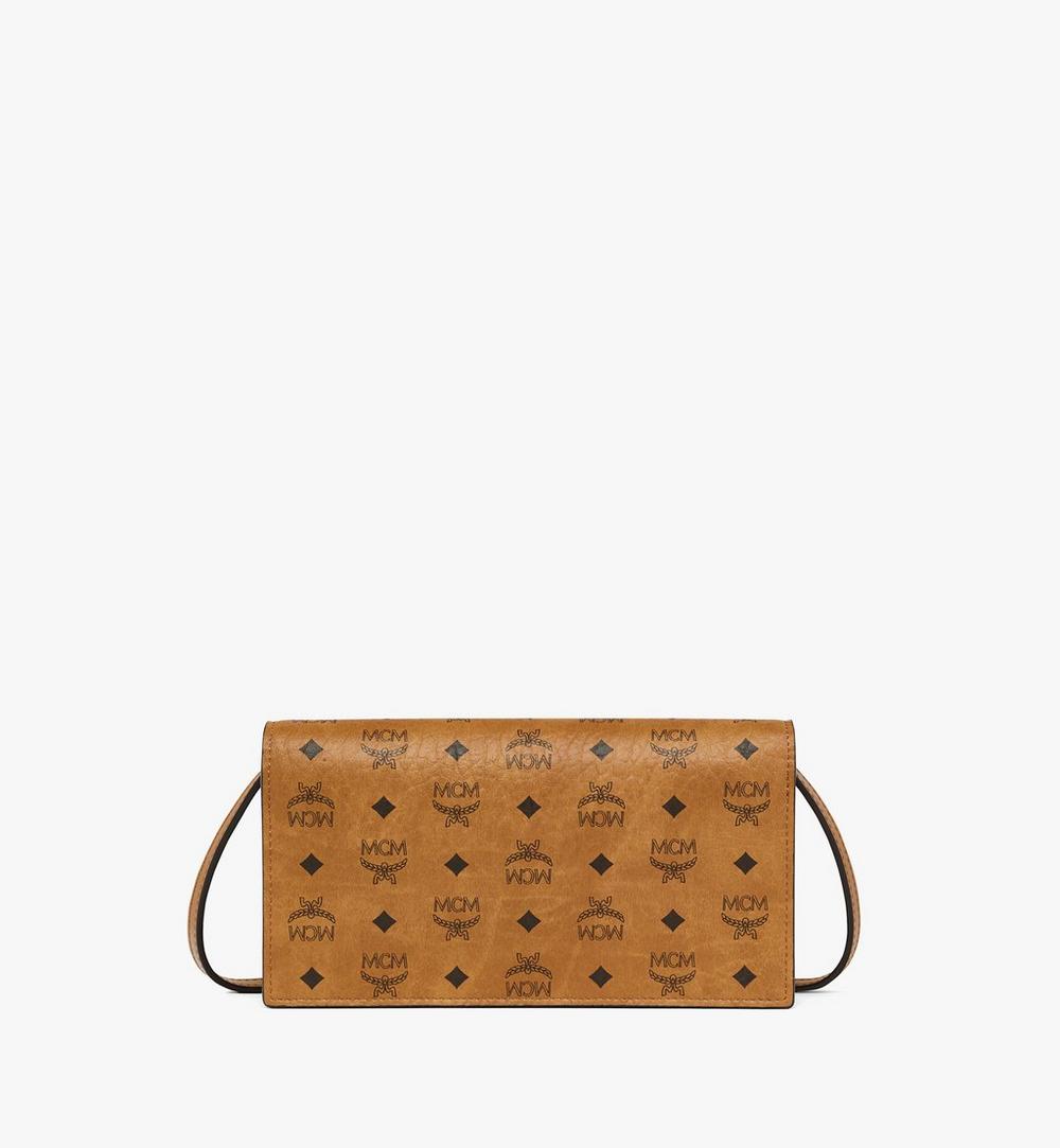 MYLGATA01CO001-Pina Crossbody Wallet in Studded Visetos|Cognac
